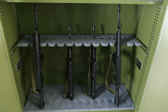 ตู้เก็บปืนโลหะเฟอร์นิเจอร์กองทัพบกตู้เก็บปืนขนาดต่างๆ