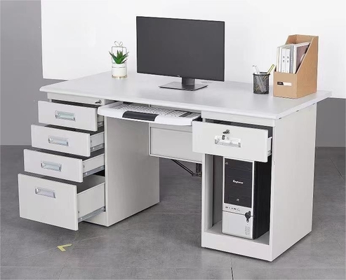 โต๊ะคอมพิวเตอร์แบบรวมไม้ W1200mm เฟอร์นิเจอร์สำนักงาน