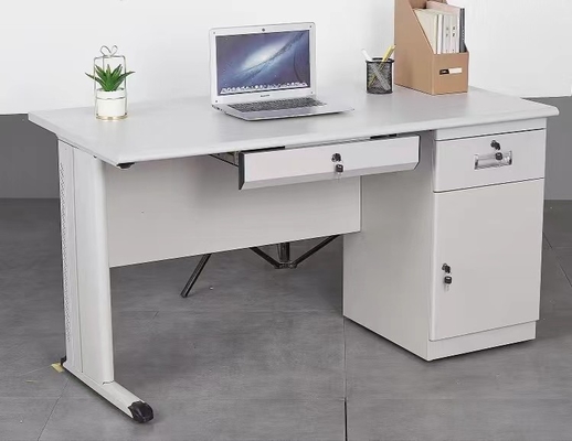 โต๊ะคอมพิวเตอร์แบบรวมไม้ W1200mm เฟอร์นิเจอร์สำนักงาน