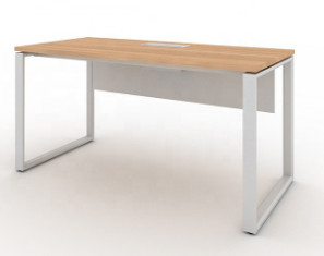 โต๊ะทำงานสำนักงานออกแบบเรียบง่ายพร้อมโครงเหล็ก